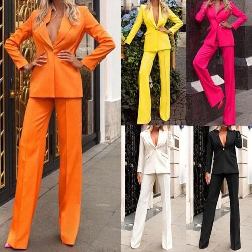 Explosive Fall 2021 New Fashion Suit Jacket Two-piece Suit Women
