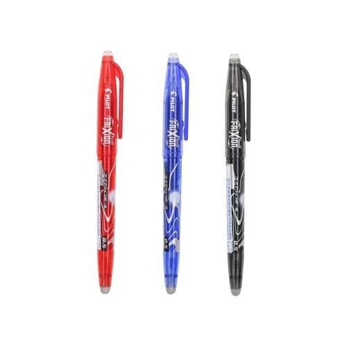 Erasable Gel Ink Pen Black Red Blue Ink 0.5mm Retractable Gel Ink Pen Set Extra Fine Office School Supplies Stationery