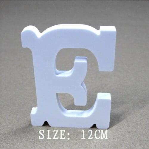 12cm Wedding Birthday party decoration Artificial Wooden letters Free Standing Home Decoration Artificial Wood name Letters