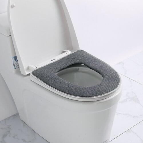 Nordic Winter Warm Soft Washable Toilet Seat Cover Mat Set for Home Decor Closestool Mat Seat Case Toilet Lid Cover Accessories