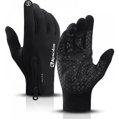 Waterproof Biker Glove Unisex Winter Warm Cycling Gloves Touchscreen Full Finger Outdoor Motorcycle Bike Camping On Foot Gloves
