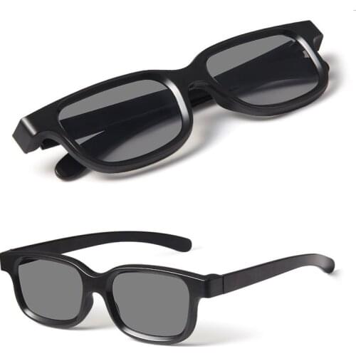 VSKEY 3Pcs Polarized 3D Glasses for Passive 3D Televisions TV Movies Theaters RealD Cinema System for Adult Women Men