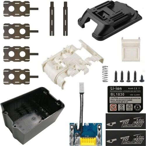 Dawupine BL1860 Battery Plastic Case PCB Charging Protection Circuit Board Charger For MAKITA 18V BL1845 BL1860 Li-ion Battery