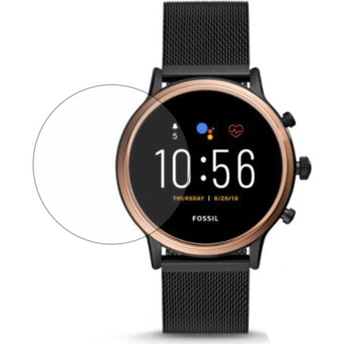 Tempered Glass Protective Film For Fossil The Carlyle HR / Julianna HR/ Garrett HR Gen 5 Watch Smartwatch Screen Protector Cover