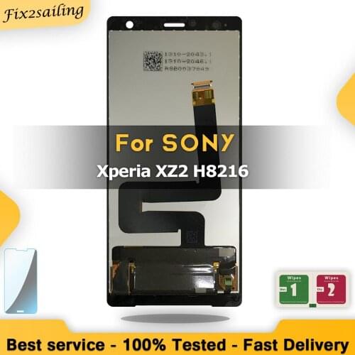 5.7" Display For Sony Xperia XZ2 LCD Display Touch Screen Digitizer XZ2 For Sony XZ2 LCD Screen Digitizer Assembly Touch screen