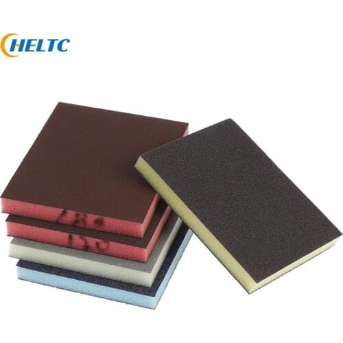 2pcs 120-1000grit Polishing Sanding Sponge Block Pad Sandpaper Assorted Abrasive Tool 120*100*12mm Drop Shipping