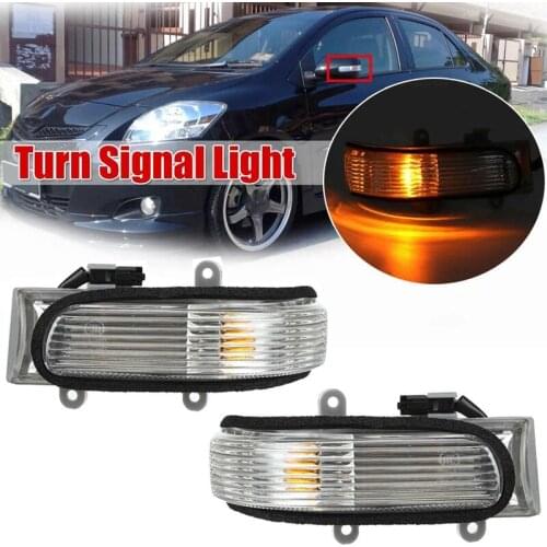 2Pcs Rearview Mirror Turn Signal Light Lamp for Toyota Camry 2006-2011 Vios 2008-2012 Corolla 2008 2009 81730-06060
