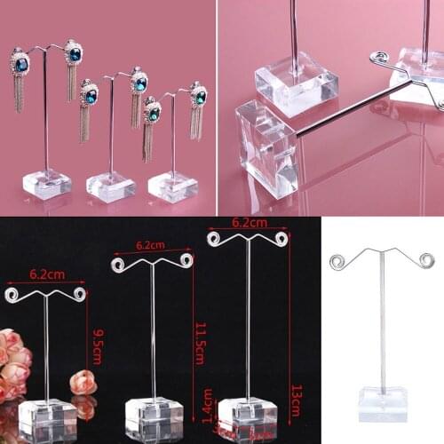 3Pcs/Set Earring Organizer Display Stands for Earrings Mini Rack Jewelry Showcase Earring Hanger Tree for Decorations Holder