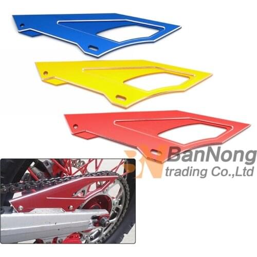 Motorcycle Aluminum Chain Cover Guard For Honda CRF250L CRF250M XR250 Baja 250 CRM250R CRM250AR & Yamaha Serow225 TW200 TW225