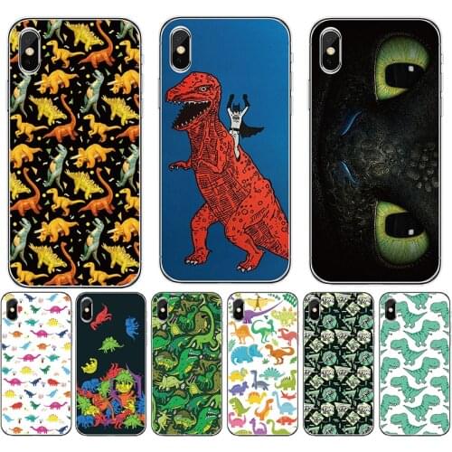 For Blackview A100 A90 A80 Pro A80s A70 A60 BV9600 Pro Soft TPU Dinosaurs cartoon Printed Back Cover protection Phone Cases