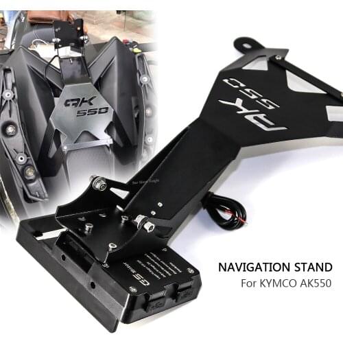 For KYMCO AK550 ak550 AK 550 New Motorcycle front mid Navigation Bracket GPS mobile phone charging