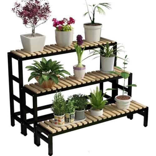 Etagere Plante Saksi Standi Indoor Pot Varanda Stand Plantenrekken Dekoration Stojak Na Kwiaty Balcony Flower Plant Shelf