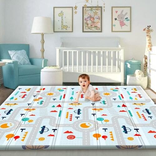 Carpet Folding Game XPE Foam Baby Play Mat Thick Foldable Crawling Blanket Soft Kids Rug Developing Mats for Children Toys Pad