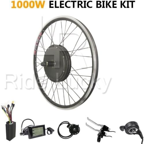 E BIKE Conversion Kit 48v 1000w Cassette Motor Wheel Electric Bicycle Conversion Kit 20"26"700C Motor Wheel