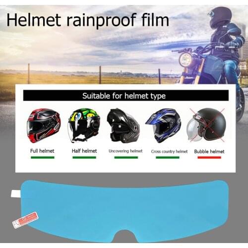 Film Kit Helmet Shield Nano Coating Rainproof Waterproof Film Outdoor Personal Motorcycle Accessories for Motorcycle
