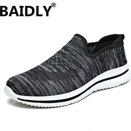 Summer Mesh Shoes Men Light Breathable Sport Shoes Men Walking Casual Sneakers Zapatillas Hombre Plus Size 39-48