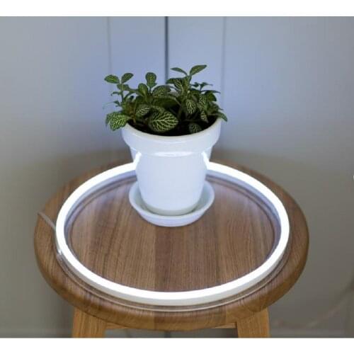 Custom Circle Neon Sign Led Acrylic Flex Transparent Light Decor Wall Hanging for Home Room Bedroom Wedding Shop Party Working