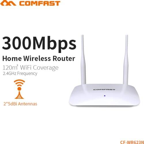 COMFAST Home Use Router 300Mbps 2.4GHz High Signal Wireless With 2*5dBi External Antennas Home Network Point Access CF-WR623N