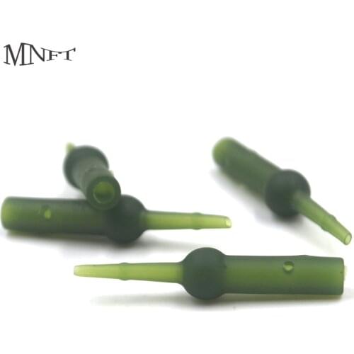 MNFT 100PCS Chod/Heli Buffer Sleeves Carp Fishing Accessories Rig Rubber Chod Buffer Zone Run Sleeves Protect Line