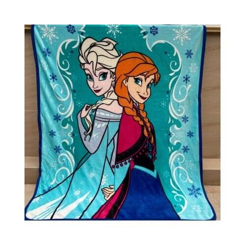 Disney Frozen 2Size Fashion Anime Figures Cartoon Product Cosplay Accessories Blanket Household Gift New