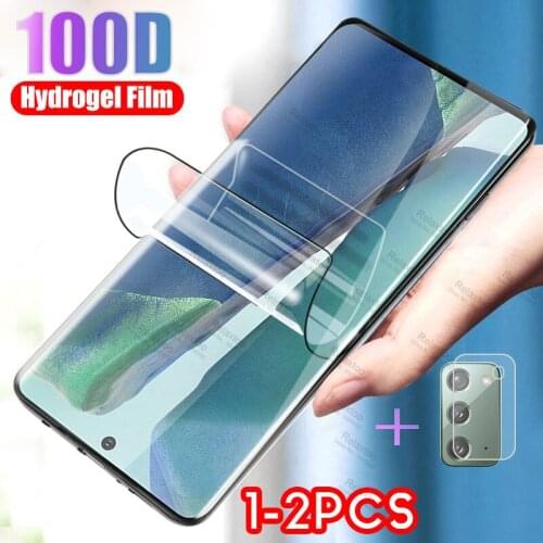 Soft Hydrogel Film for Samsung Galaxy Note 20 Ultra Screen Protector Film lens glass samsun Note 20 s20 Ultra Note20 HD 1-2pcs