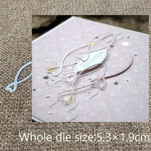 New Design Craft Metal Cutting Die cut die fish decoration scrapbooking Album Paper Card Craft Embossing Die Cuts