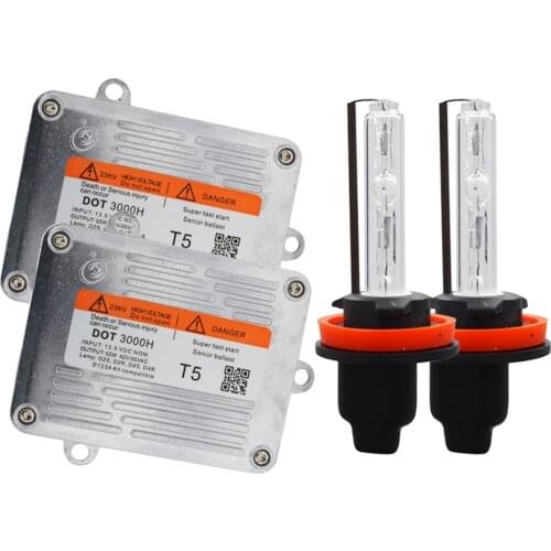 Original 55W DLT Cnlight HID Bulb Kit 4300K 5000K 6000K Bulb H1 H3 H7 H11 9005 D2H Cnlight HID Bulb 55W DLT T5 HID Ballast Kit