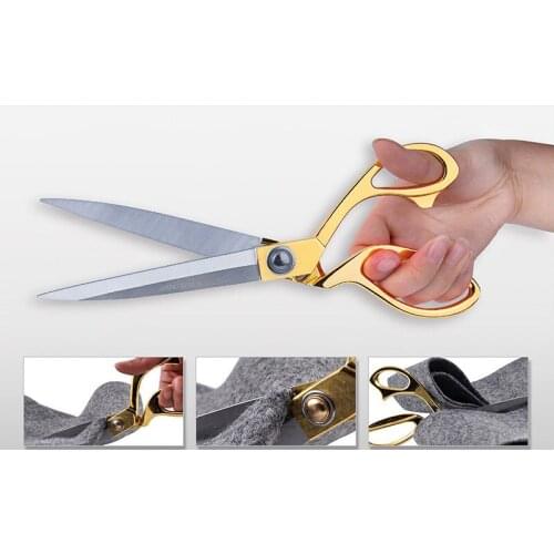 Professional Sewing Scissors Tailor Scissors For Fabric Needlework Cutting Exquisite Stainless Steel Dressmaker Scissors Shears