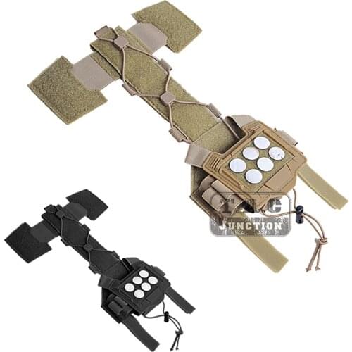 Tactical Universal Helmet Bridge Counter Weight Pouch For NVG Battery Counterweight Cable IR Strobe Camera Accessories Cover