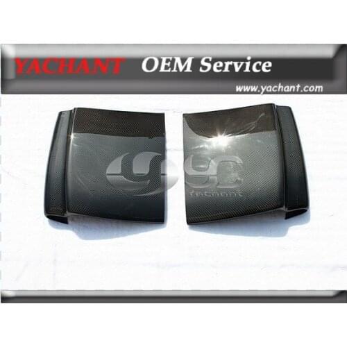 Carbon Fiber VS Style Universal Rear Bumper Side Diffuser (Fit All Models For Mitsubish & Subar)