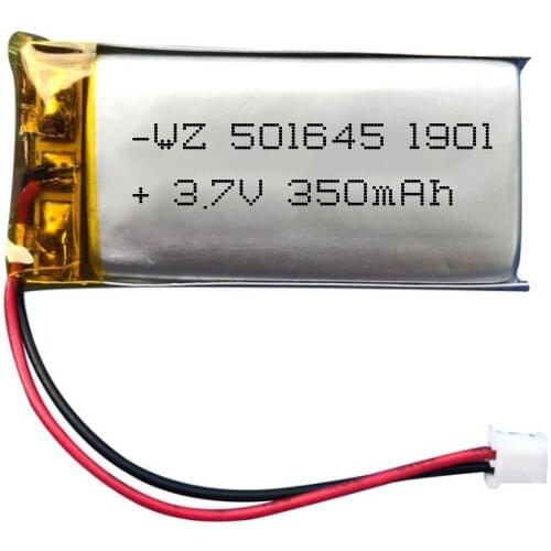 Battery factory 501645-350mAh voice recorder pen reading pen rechargeable battery Bluetooth headset polymer battery