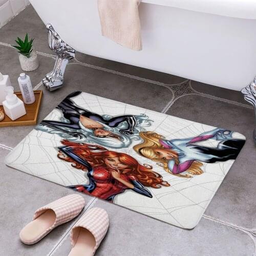 Ladies 3D Print Doormats Rectangle Non-Slip DoorMat Bedroom Kitchen Entrance Print Door rugs Dropshipping