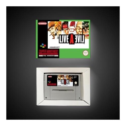 Live A Live - EUR Version RPG Game Card Battery Save With Retail Box