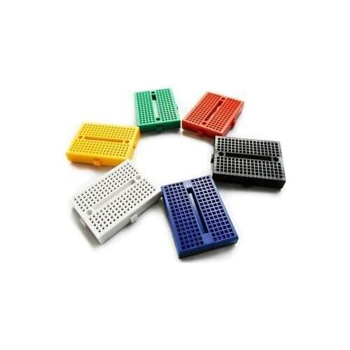 6PCS Mini color breadboard SYB-170 35*47*8.5mm test board universal board can be stitched