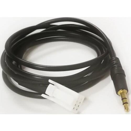 Biurlink 8Pin Connector AUX-IN 3.5MM Male JACK Socket Cable for Suzuki SX4 Grand Vitara 2007-10