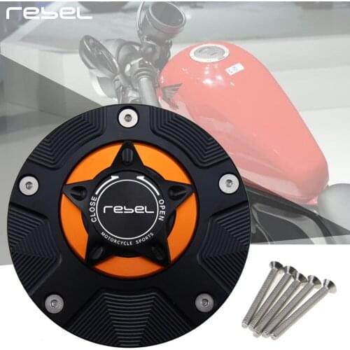 For Honda Rebel CMX 500 300 CMX300 2017 2018 2019 New 2017-2020 Motorcycle CNC Quick Release Cover Gas Fuel Tank Cap