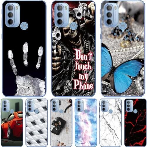 Phone Bags & Cases For Tecno Pova 2020 6.8 inch Cover Soft Silicone Fashion Marble Inkjet Painted Shell Bag