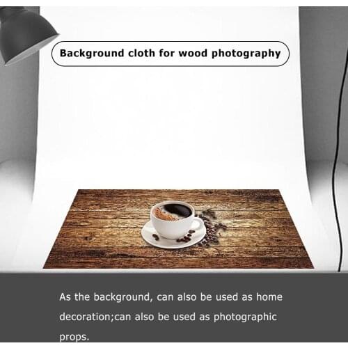 0.6 X 0.6m Retro Wood Photography Backdrops Studio Video Home Living Room Photo Background for Household Parties Decoration