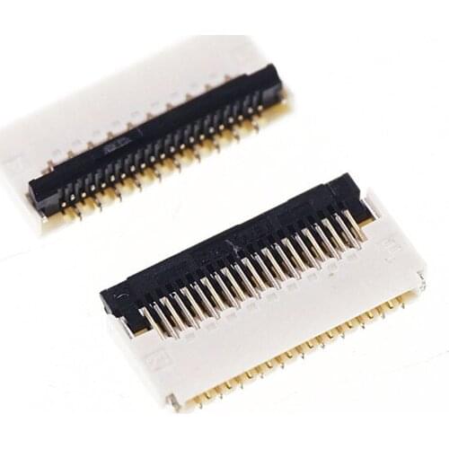 100 pcs FPC connector 21 Pin 0.3 mm pitch 0.9 mm height back flip type dual sided Top and Bottom Right Angle SMT FH35C-21S-0.3SH
