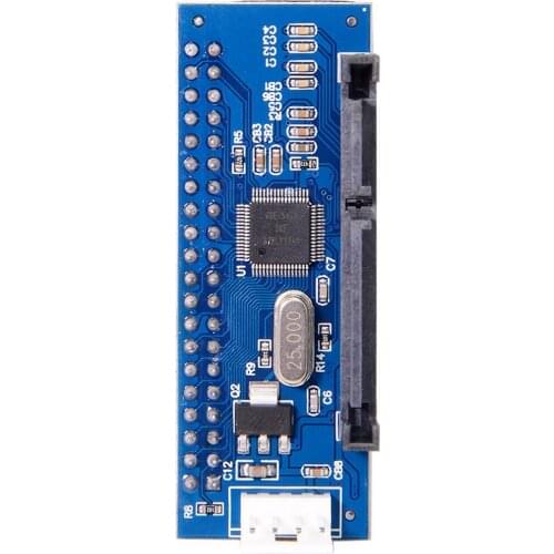 IDE/PATA 40Pin Disk to SATA Female Converter Adapter PCBA for Desktop & 3.5" Hard Disk Drive