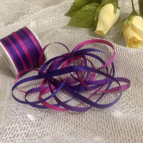 J1054 A Roll Wholesale 2mm-36mm 100% Pure Silk Embroidery Ribbons Handcraft Supply Double Faced Thin Taffeta Silk Ribbon