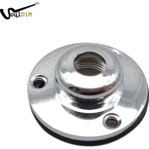 Brass Gutiar End Pin Cover for Acoustic Guitar Ukulele Endpin Jack Plates Socket Guitar Jack Strap Button Endpin Plug Socket