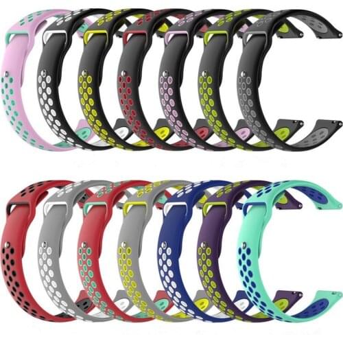 New 22mm 20mm Sport silicone Band for samsung gear S3 Frontier/Classic Replaceable Bracelet Strap for Samsung S2 bands