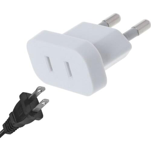 Power Plug Converter Travel Adapter US to EU Europe High Power Jan-12