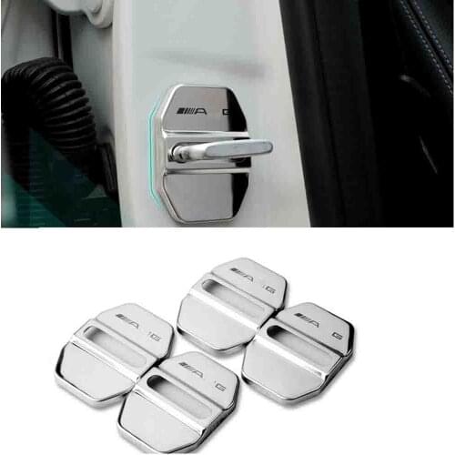 Car Interior Door Lock Cover Buckle for W212 W203 W204 W205 Benz Cla Gla Glk E C E260L E200L C200L AMG Accessories Car Styling