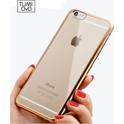 Royal Luxury Plating Gilded Silicone soft TPU Cover For iPhone 5 5S SE 6 6S 7 PIus Case Mobile phone Cases Mirror back fundas