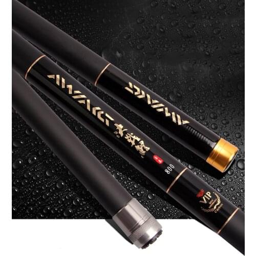 8M/9M/10M/11M/12M/13M High Carbon Fishing Rods 2/8 Power Telescopic Fishing Rod Hand Pole Rod for Stream A187