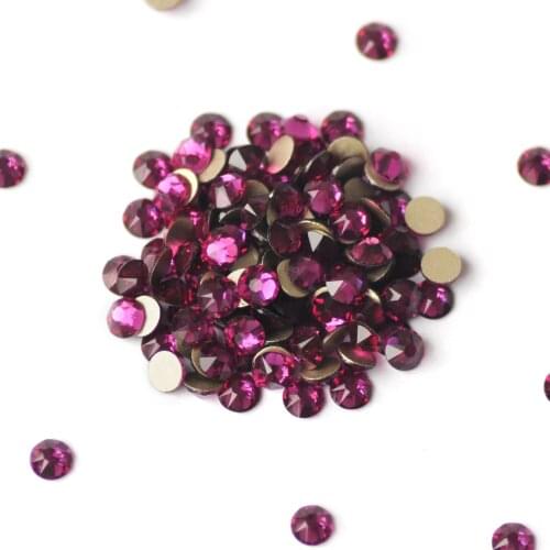 CTPA3bI Light Rose Fat Trilliant Sew On Stones Glitter Flatback Glass Crystsal Rhinestones Strass For Garment Decoration