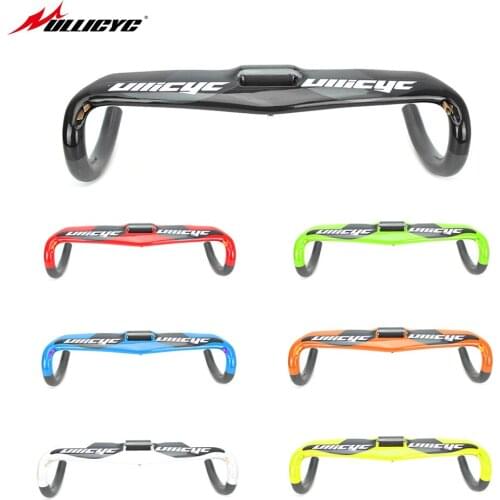 Ullicyc Colorful Double Color Matching Surface UD Full Carbon Fiber Road Handlebar Curved Handlebar Bike Parts31.8*400/420/440mm