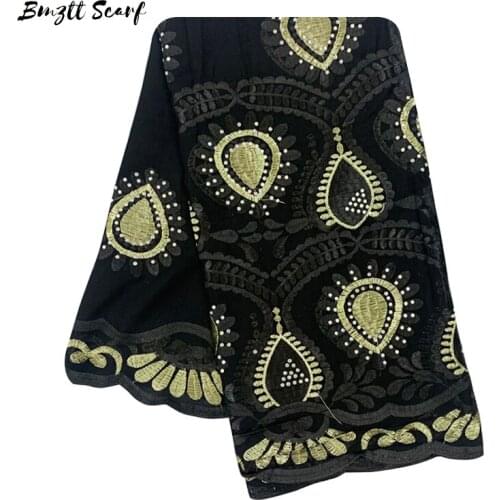 High Quality Muslim Fashion Outdoor Head Wrap Scarf Shawl African Women Feminine Sets Large Size 200*100cm BF-174